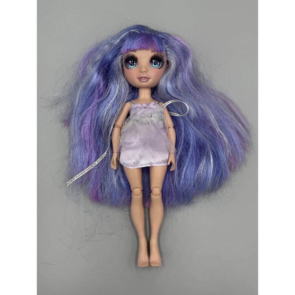 Rainbow High Violet Willow Purple Hair Doll 10” In‎ Dress No Shoes